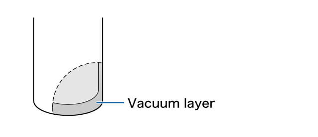 Vacuum layer