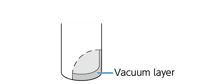 Vacuum layer